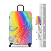 Obrazek Plastový kufr TUCCI Vortice II L - barevný potisk - 88 L