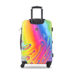 Obrazek Plastový kufr TUCCI Vortice II L - barevný potisk - 88 L