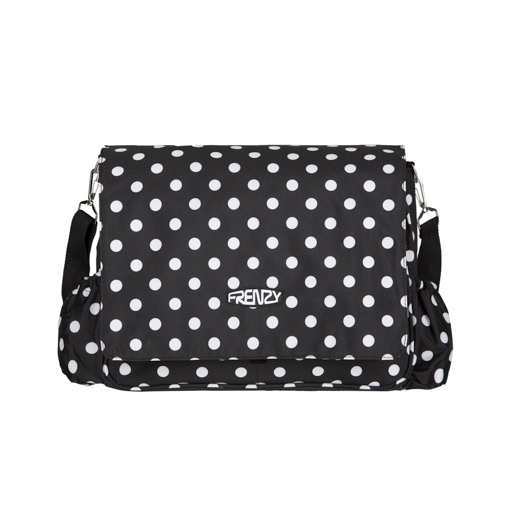Obrazek Taška přes rameno FRENZY BB-205 - černá / bílá - 15 L