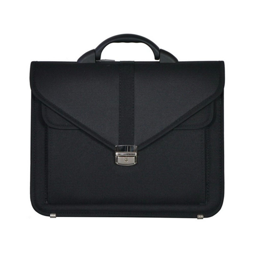 Obrazek Aktovka REAbags 7173B-T - černá / nikl - 15 L