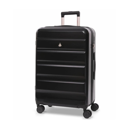 Obrazek Walizka plastikowa AEROLITE T-635 M - czarna 67 L