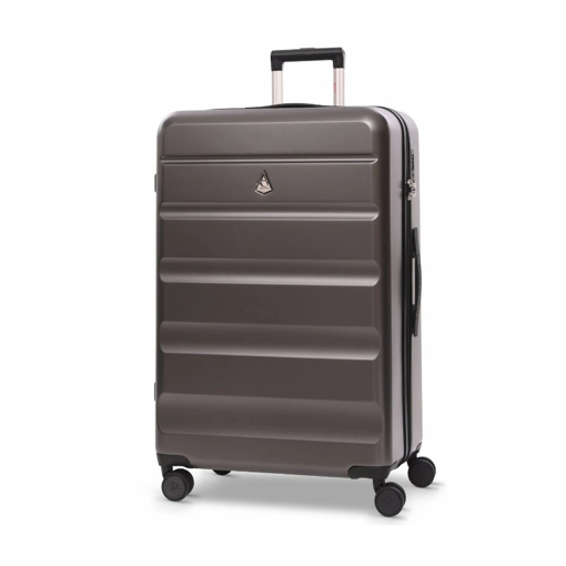 Obrazek Walizka plastikowa AEROLITE T-635 L - ciemnoszara 100.8