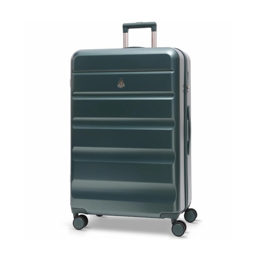 Obrazek Walizka plastikowa AEROLITE T-635 L - zielona 100.8
