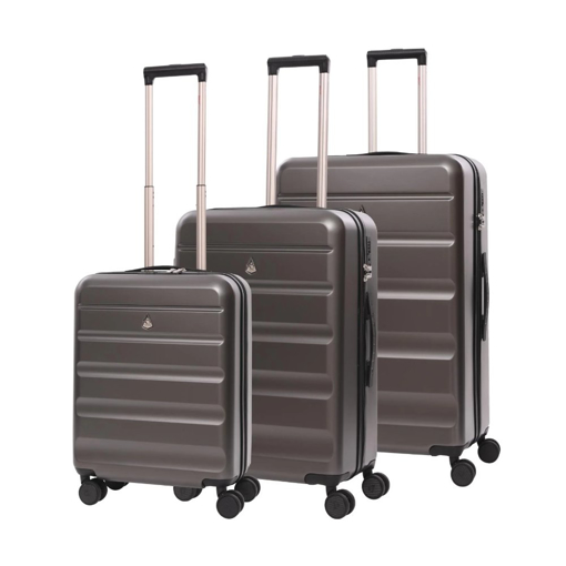 Obrazek Zestaw walizek podróżnych AEROLITE T-635 - ciemnoszary 100,8 / 67 38,8 L