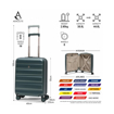 Obrazek Zestaw walizek podróżnych AEROLITE T-635 - zielony 100,8 / 67 38,8 L