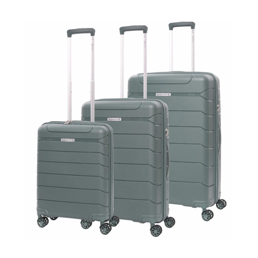 Obrazek Zestaw walizek podróżnych AEROLITE T-155 - zielony 100,8 / 67 39,6 L