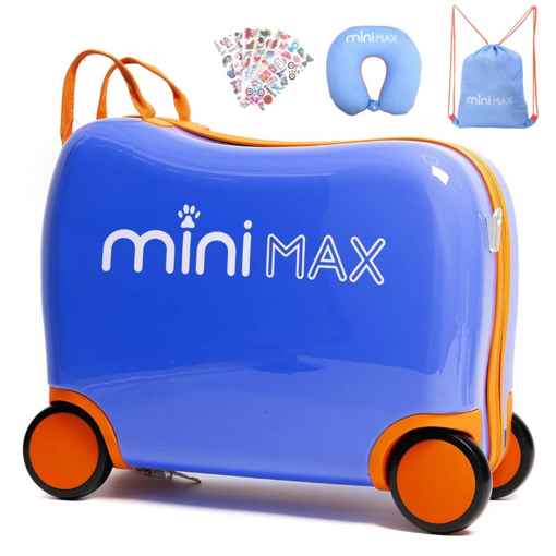 Obrazek Dětský kufr Aerolite MiniMax Ride-On  - Modrá - 29 L