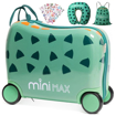 Obrazek Dětský kufr Aerolite MiniMax Ride-On Dinosaurus - Zelená - 29 L