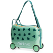 Obrazek Dětský kufr Aerolite MiniMax Ride-On Dinosaurus - Zelená - 29 L