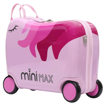 Obrazek Dětský kufr Aerolite MiniMax Ride-On Unicorn - Růžová - 29 L
