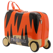 Obrazek Dětský kufr Aerolite MiniMax Ride-On Tiger - Oranžová - 29 L