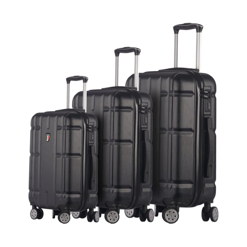 Obrazek Sada cestovních kufrů TUCCI Massa - černá - 124 L