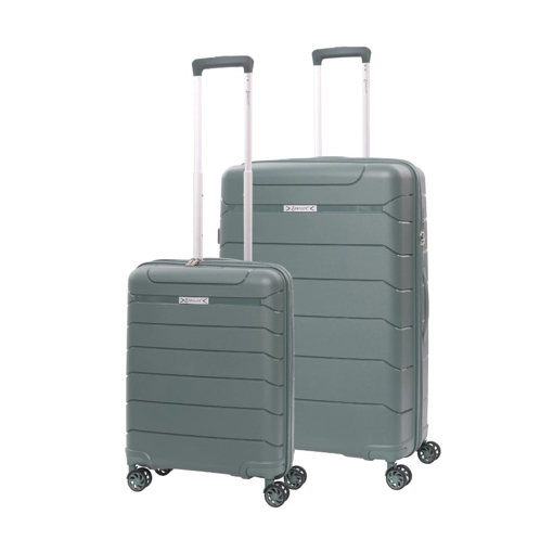 Obrazek Sada cestovních kufrů AEROLITE T-155 2 ks - zelená - 100.8 / 39.6 L