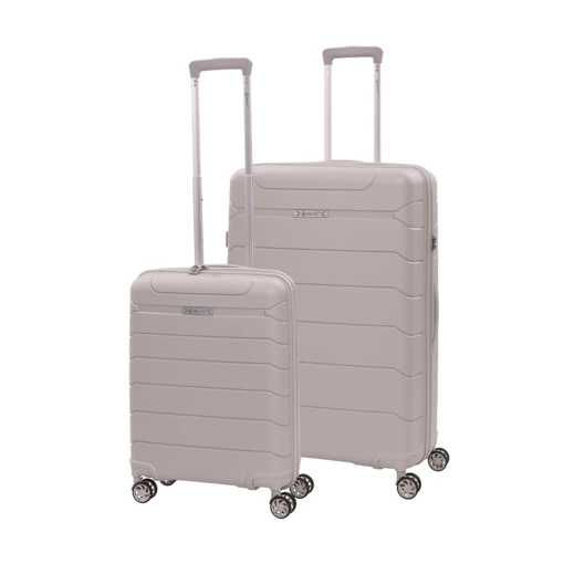 Obrazek Sada cestovních kufrů AEROLITE T-155 2 ks - béžová - 100.8 / 39.6 L