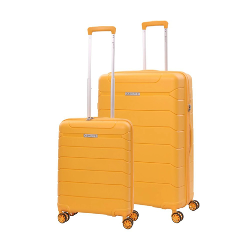 Obrazek Sada cestovních kufrů AEROLITE T-155 2 ks - žlutá - 100.8 / 39.6 L