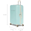 Obrazek Zestaw walizek podróżnych SUITSUIT® Fabulous Fifties Luminous Mint 2 szt. - zielony 91 / 32 L