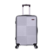 Obrazek Walizka plastikowa METRO LLTC3 M - srebrna 61 L