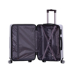 Obrazek Walizka plastikowa METRO LLTC3 M - srebrna 61 L