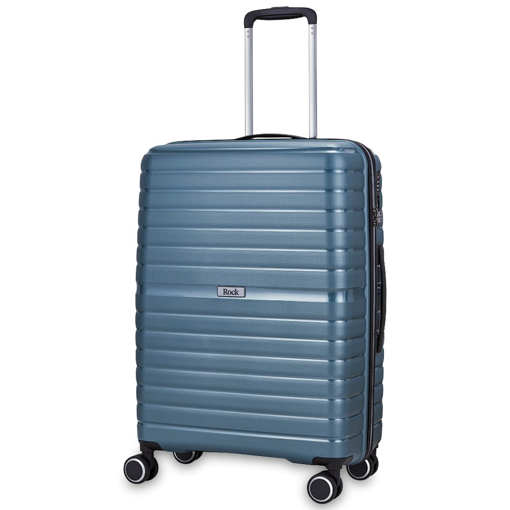 Obrazek Plastový kufr ROCK Hydra-lite M - modrá - 63 L