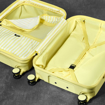 Obrazek Kabinový kufr ROCK Gelato Lemon Ice S - žlutá - 34 L