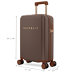 Obrazek Kabinový kufr SUITSUIT® Serenity Chocolate Brown S - hnědá - 32 L