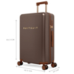 Obrazek Plastový kufr SUITSUIT® Serenity Chocolate Brown M - hnědá - 60 L