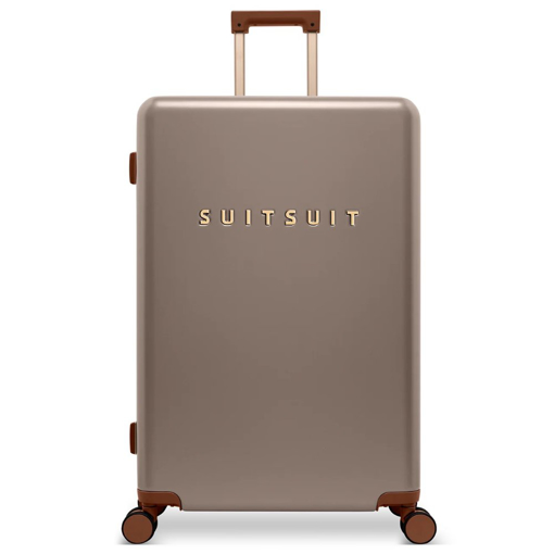 Obrazek Plastový kufr SUITSUIT® Serenity Moon Stone L - hnědá - 91 L