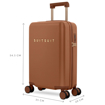 Obrazek Kabinový kufr SUITSUIT® Serenity Caramel Café S - hnědá - 32 L