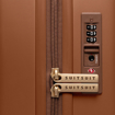 Obrazek Plastový kufr SUITSUIT® Serenity Caramel Café L - hnědá - 91 L
