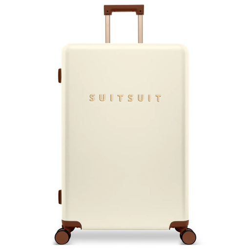 Obrazek Plastový kufr SUITSUIT® Serenity Whisper White L - bílá - 91 L