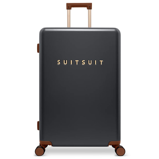 Obrazek Plastový kufr SUITSUIT® Serenity Black Olive L - černá - 91 L