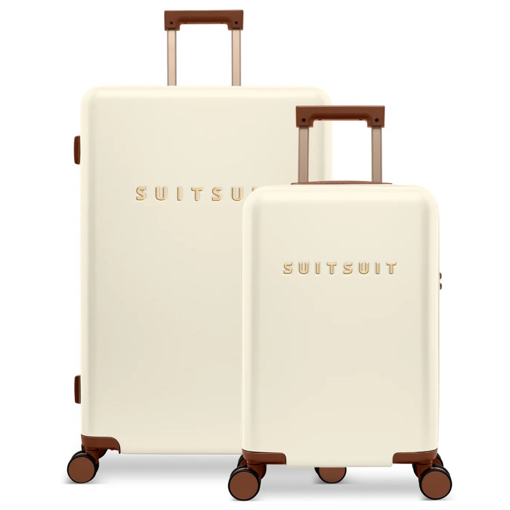 Obrazek Sada cestovních kufrů SUITSUIT® Serenity Whisper White 2 ks - bílá - 91 / 32 L