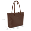 Obrazek Dámská taška SUITSUIT® Serenity Chocolate Brown - hnědá - 16 L