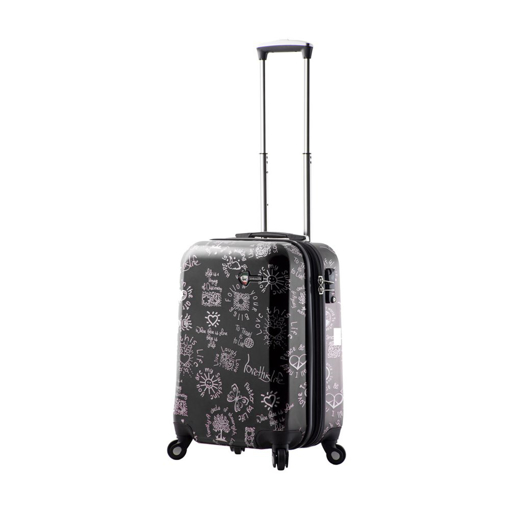 Obrazek Kabinový kufr MIA&nbsp;TORO Love This Life Medallions S - černá - 39 L