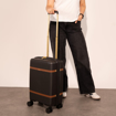 Obrazek Kabinový kufr ROCK Medina S - černá - 28 L
